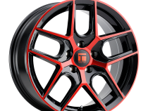Touren Wheels TR79 3279 Gloss Black Machined With Red 18X8 5-108 35MM 63.5MM