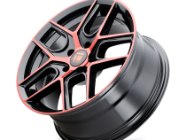 Touren Wheels TR79 3279 Gloss Black Machined With Red 18X8 5-108 35MM 63.5MM
