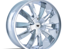 Cast Aluminum Wheels Edge 337 CH 22x8.5 Chrome 5 On 108/5 On 114.3 Bolt Pattern 35 Offset Mazzi Wheels