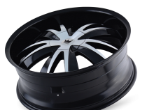 Cast Aluminum Wheels Edge 337 GBM 20x8.5 Machined Face Gloss Black 5 On 108/5 On 114.3 Bolt Pattern 35 Offset Mazzi Wheels