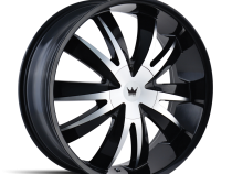 Cast Aluminum Wheels Edge 337 GBM 18x7.5 Machined Face Gloss Black 4 On 100/4 On 114.3 Bolt Pattern 40 Offset Mazzi Wheels