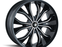 Cast Aluminum Wheels Hustler 342 GBM 20x8.5 Machined Face Gloss Black 5 On 108/5 On 114.3 Bolt Pattern 35 Offset Mazzi Wheels