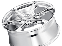 Cast Aluminum Wheels Stilts 371 CH 22x9.5 Chrome 5 On 115/5 On 139.7 Bolt Pattern 18 Offset Mazzi Wheels