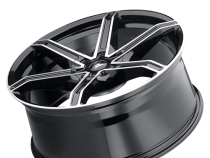 Cast Aluminum Wheels Stilts 371 GBM 18x8 Machined Face Gloss Black 5 On 108/5 On 114.3 Bolt Pattern 35 Offset Mazzi Wheels