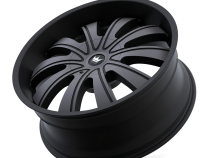 Cast Aluminum Wheels Rolla 374 MBM 22x9.5 Machined-Dark Tint Matte Black 5 On 115/5 On 139.7 Bolt Pattern 18 Offset Mazzi Wheels