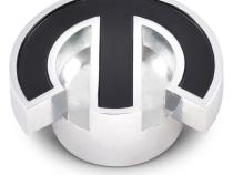 Deluxe Air Cleaner Center Nut MOPAR Omega Style Chrome w/Black Proform
