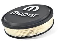 Air Cleaner Kit 14 Inch Diameter Aluminum Black Crinkle Raised and Machined MOPAR Emblem Proform