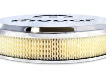 Air Cleaner Kit 14 Inch Diameter Aluminum Polished Recessed Blue MOPAR Emblem Proform