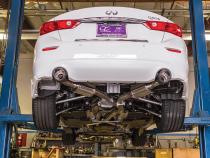 Infiniti Q50 3.0t Cat Back Exhaust w/ Carbon Fiber Tips For 16-21 Infiniti Q50 3.0t Stillen