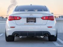 Infiniti Q50 3.0t Cat Back Exhaust System w/ Polished Tips 16-21 Infiniti Q50 3.0t Stillen
