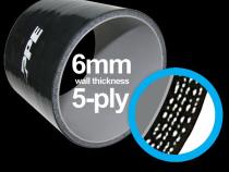 3.0 Inch To 2.25 Inch X 5 Inch L 6MM 5-Ply Reducer PPE Diesel