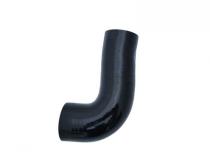 Replacement Lower Cold Side Intercooler 90 Degree Elbow W/Clamps Blue M7 Speed
