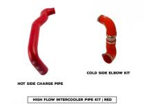 High Flow Intercooler Hose Kit Fits all R55- R59 S Turbo Cars Red M7 Speed