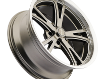 Ridler Wheels Aluminum Wheels 606 GY 17x7 Grey Milled Spokes-Diamond Lip 5 On 114.3 Bolt Pattern 0 Offset