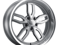 Ridler Wheels Aluminum Wheels 608 GY 20x10 Grey Milled Spokes-Diamond Lip 5 On 114.3 Bolt Pattern 0 Offset