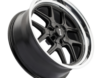 Ridler Wheels Aluminum Wheels 610 MB 20x8.5 Matte Black Polished Lip 5 On 114.3 Bolt Pattern Offset
