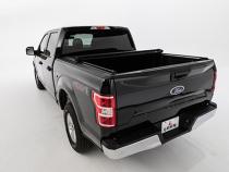 19-25 Ram Tonneau Cover Truck Bed Topper Soft Roll Up 5 Foot 7 Inch Without Rambox and/or 60/40 Multifunction Tailgate Black Leer
