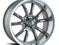 Ridler Wheels Aluminum Wheels 650 GY 20x10 Grey Polished Lip 5 On 114.3 Bolt Pattern 0 Offset