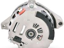CS130 Alternator 160 AMP Satin Finish 1-Wire GM CS130 Style w/ Internal Regulator, V-Pully, and External Fan Proform