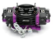 Black Race Series Carburetor 650 CFM Mechanical Secondary Black/ Purple Proform
