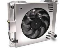 Slim-Fit Radiator System Universal GM Style 17.0 Inch Core Manual Transmission Proform