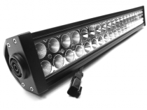 20.0 Inch LED Light Bar Chrome Series Double Row Straight Combo Flood/Beam 120W DT Harness 10,800 Lumens Southern Truck Lifts