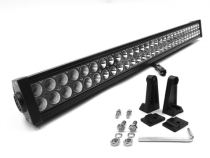 30.0 Inch LED Light Bar Chrome Series Double Row Straight Combo Flood/Beam 180W DT Harness 16,200 Lumens Southern Truck Lifts