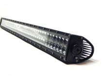 54.0 Inch LED Light Bar Chrome Series Double Row Straight Combo Flood/Beam 312W DT Harness 28,080 Lumens Southern Truck Lifts