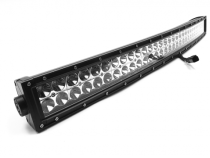 40.0 Inch LED Light Bar Double Row Curved Chrome Series Combo Flood/Beam 240W DT Harness 21,600 Lumens Southern Truck Lifts