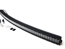 52.0 Inch LED Light Bar Double Row Curved Chrome Series Combo Flood/Beam 300W DT Harness 27,000 Lumens Southern Truck Lifts