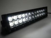 12.0 Inch Amber/White LED Light Bar Double Row Straight Combo Flood/Beam 72W DT Harness 79904 4,320 Lumens Southern Truck Lifts