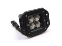3.0 X 3.0 Inch 16W Square Flush Mount LED Light Flood Beam 1,440 Lumens Each Southern Truck Lifts