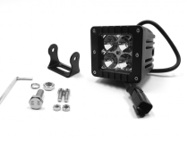 3.0 X 3.0 Inch 16W Square LED Light Spot Beam 1,440 Lumens Each Southern Truck Lifts