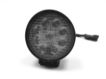 4.5 Inch 27W Round LED Light Flood DT Harness 79900 2,160 Lumens Each Southern Truck Lifts