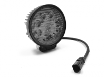 4.5 Inch 27W Round LED Light Flood DT Harness 79900 2,160 Lumens Each Southern Truck Lifts