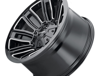 Mayhem Offroad Wheels Decoy 8108 20x10 Milled Spokes Gloss Black -19 Off Set 5 Lug 4.75 BSM 110 Bore Cast Aluminum