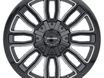 Mayhem Offroad Wheels Decoy 8108 20x9 Milled Spokes Gloss Black 0 Off Set 6 Lug 5 BSM 106 Bore Cast Aluminum