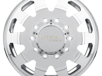Mayhem Dually Wheels Challenger 8181 PO 22x8.25 Front Dually Polished 169 Off Set 10 Lug 11.28 BSM 170.1 Bore Cast Aluminum