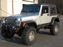 Jeep Wrangler 4.0 Inch Pro Series 3 Link Long Arm Lift Kit W/Rear 5 Inch Stretch 1997-2006 TJ Clayton Off Road