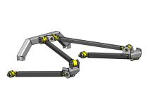 Jeep Wrangler Pro Series Rear Long Arm Upgrade Kit 1997-2006 TJ Clayton Off Road