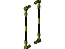 Jeep Wrangler Adjustable Rear Sway Bar End Link 2007+, JK/JL Or Jeep Wrangler Adjustable Front Sway Bar End Link 2007-2018 JK