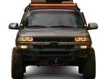 99-02 Chevy Silverado 1500 Octane Front Winch Bumper Black Powdercoat Chassis Unlimited