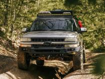 99-02 Chevy Silverado 1500 Octane Front Winch Bumper Black Powdercoat Chassis Unlimited
