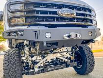 2023-Present Ford Superduty F250/F350 Octane Series Front Winch Bumper Raw Steel Chassis Unlimited