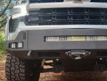 22-24 Chevrolet Silverado 1500 Octane Front Winch Bumper No Parking Sensors Chassis Unlimited