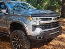 22-24 Chevrolet Silverado 1500 Octane Front Winch Bumper No Parking Sensors Chassis Unlimited