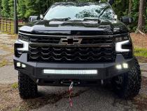23-25 Chevrolet 1500 ZR2 Octane Front Winch Bumper No Parking Sensors Chassis Unlimited