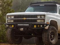 1973-1991 CHEVY/GM Front Diable Winch Bumper Raw Steel Chassis Unlimited