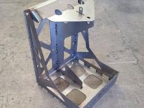 Dual Fuel/Water Can Mount - Fits Swing Out Bumpers Chassis Unlimited