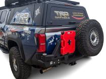 24-Present Toyota Tacoma Octane Dual Swing Out Rear Bumper No Parking Sensors Chassis Unlimited